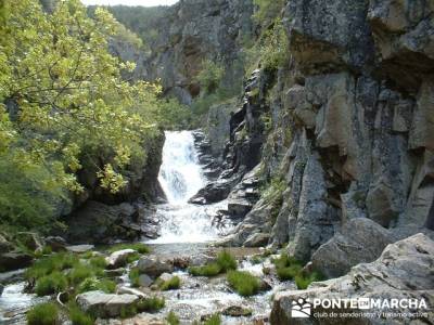 Cascadas del Purgatorio - Excursiones desde Madrid; equipo de senderismo; rio jarama mapa